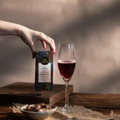 Dark Choc Coated Sweet Sapphire Little Gemz